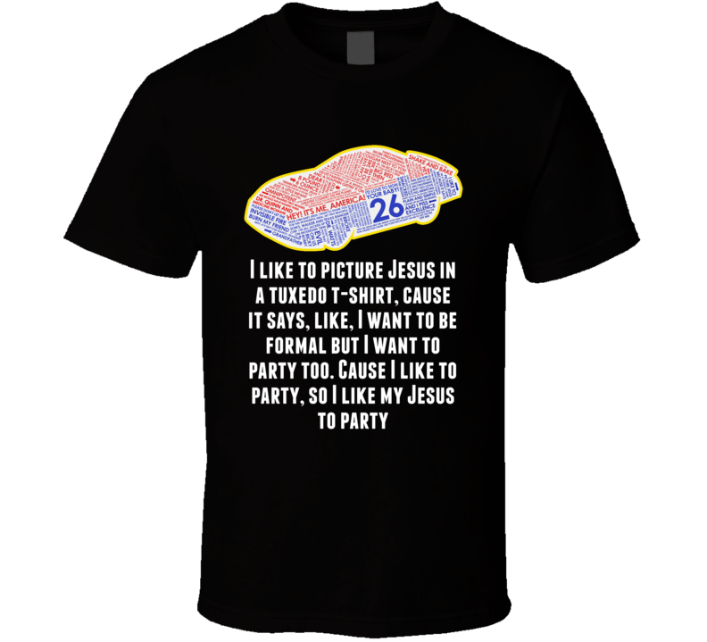 talladega nights quotes tuxedo tee shirt