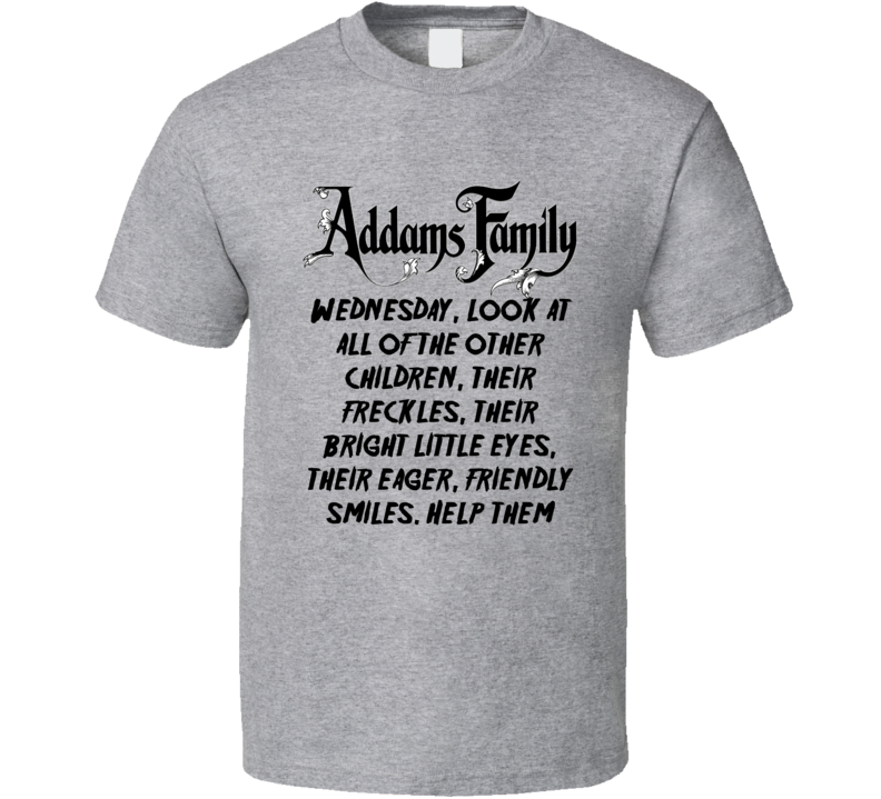 addams family tshirts