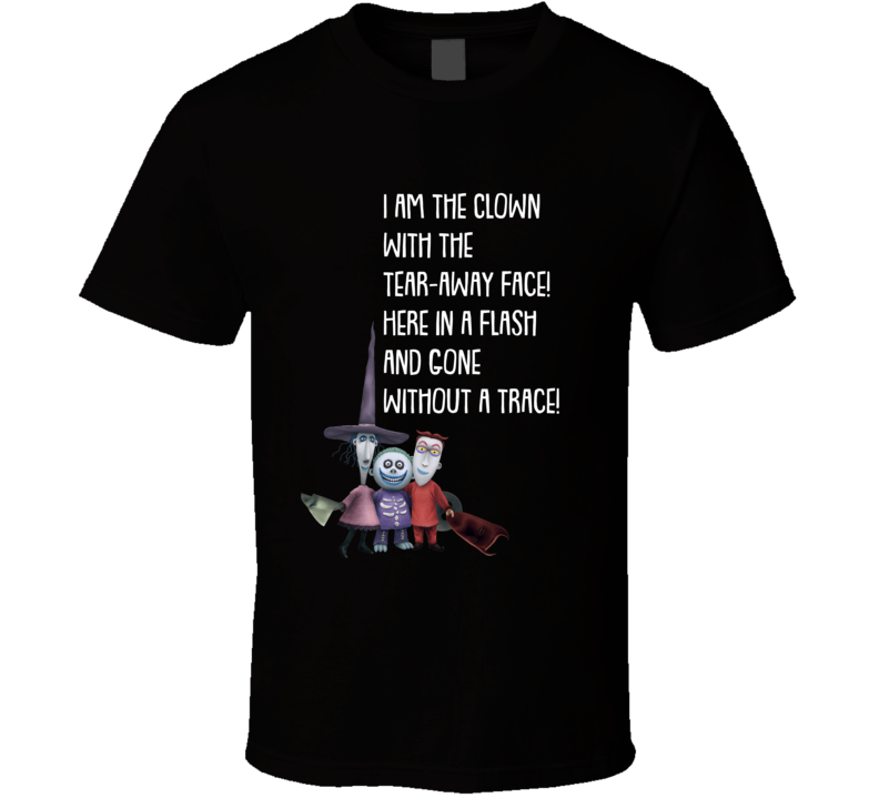 I Am The Clown With The Tearaway Face Nightmare Before Christmas Lock