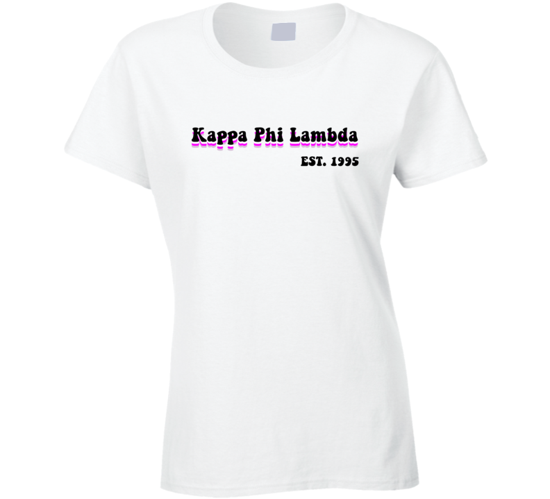 Kappa Phi Lambda Est. 1995 College University Sorority Member Ladies T Shirt