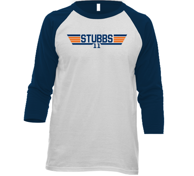 Garrett Stubbs #11 Top Gun Houston Baseball Player Fan Raglan T Shirt