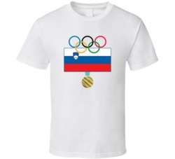 Slovenia Pyeongchang 2018 Winter Olympics Flag Gold Medal T Shirt