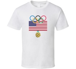 United States Of America Pyeongchang 2018 Winter Olympics Flag Gold Me