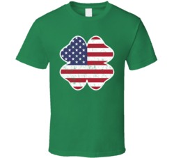Irish American Flag St Patrick's Day Drinking Worn Look T Shirt Irish American Flag St Patrick's Day Drinking Worn Look T Shirt