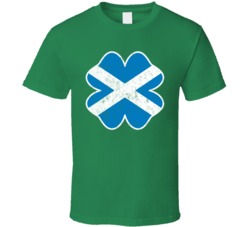 Irish Scottish Flag St Patrick's Day Drinking Worn Look T Shirt Irish Scottish Flag St Patrick's Day Drinking Worn Look T Shirt