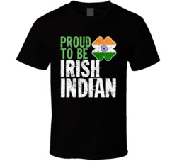 Proud To Be Irish Indian Worn Look T Shirt Proud To Be Irish Indian Worn Look T Shirt