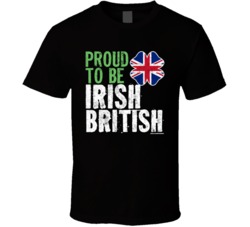 Proud To Be Irish British Worn Look T Shirt Proud To Be Irish British Worn Look T Shirt