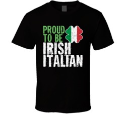 Proud To Be Irish Italian Worn Look T Shirt Proud To Be Irish Italian Worn Look T Shirt