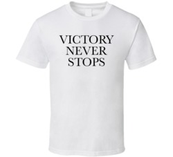 Victory Never Stops Basketball Sports Athlete T Shirt
