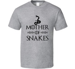 Mother Of Snakes Got Parody Sport Grey T Shirt