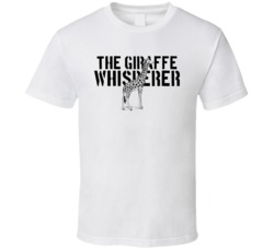 The Giraffe Whisperer Africa Animal Mammal T Shirt