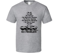1957 Jaguar Xkss No Problem Vintage Car T Shirt