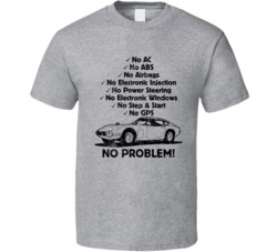 1967 Toyota 2000gt No Problem Vintage Car T Shirt