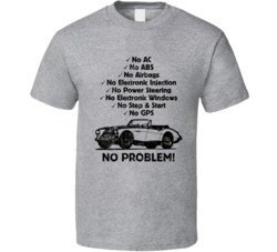 1959 Austin Healey 3000 No Problem Vintage Car T Shirt