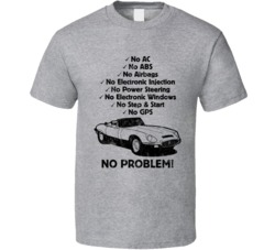 1961 Jaguar E-type No Problem Vintage Car T Shirt