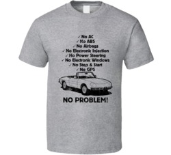 1969 Alfa Romeo Spider No Problem Vintage Car T Shirt