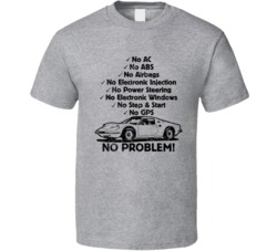 1968 Ferrari Dino No Problem Vintage Car T Shirt