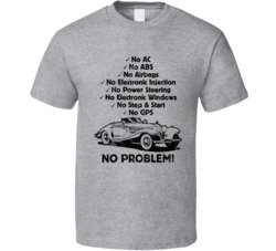 1936 Mercedes-benz 540k No Problem Vintage Car T Shirt