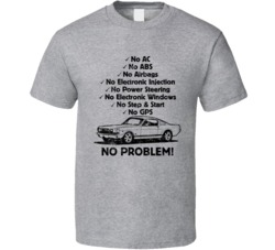 1967 Ford Mustang Fastback No Problem Vintage Car T Shirt