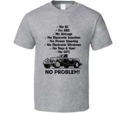 1950 Morgan Plus 4 No Problem Vintage Car T Shirt