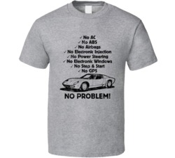 1971 Lamborghini Miura No Problem Vintage Car T Shirt