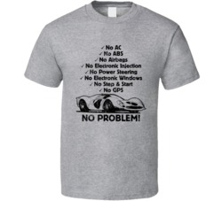 1967 Ferrari 330 P4 No Problem Vintage Car T Shirt
