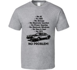 1978 Lincoln Continental No Problem Vintage Car T Shirt