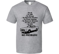 1961 Volvo P1800 No Problem Vintage Car T Shirt