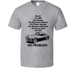 1959 Mg Mga No Problem Vintage Car T Shirt