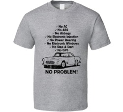 1957 Masareti 3500 Gt No Problem Vintage Car T Shirt