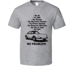 1973 Porsche Carrera 27 Rs No Problem Vintage Car T Shirt