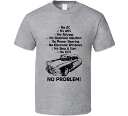 1951 Hudson Hornet No Problem Vintage Car T Shirt