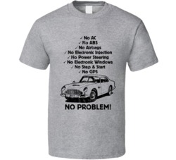1965 Aston Martin Db5 No Problem Vintage Car T Shirt