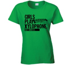 Girls Play Xylophone Get Over It Musician Music Band T Shirt Girls Play Xylophone Get Over It Musician Music Band T Shirt