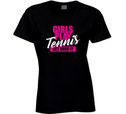 Girls Play Tennis Get Over It Athlete Atheletic T Shirt Girls Play Tennis Get Over It Athlete Atheletic T Shirt