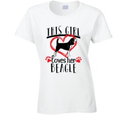 This Girl Loves Her Beagle Pet Owner Dog Lover T Shirt
