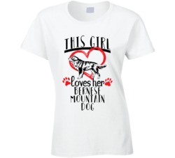 This Girl Loves Her Bernese Mountain Dog Pet Owner Dog Lover T Shirt This Girl Loves Her Bernese Mountain Dog Pet Owner Dog Lover T Shirt