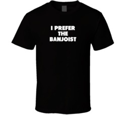 I Prefer The Banjoist Band Musician Music Super Fan Black T Shirt I Prefer The Banjoist Band Musician Music Super Fan Black T Shirt