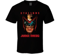Judge Dredd Mask Movie Worn Look T Shirt Judge Dredd Mask Movie Worn Look T Shirt