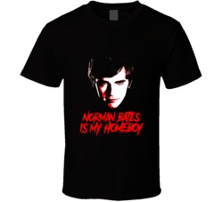 Norman Bates Is My Homeboy Hotel Psycho Villain T Shirt Norman Bates Is My Homeboy Hotel Psycho Villain T Shirt