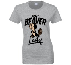 Crazy Beaver Lady Animal Pet Owner T Shirt Crazy Beaver Lady Animal Pet Owner T Shirt