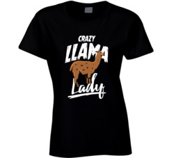 Crazy Llama Lady Animal Pet Owner T Shirt Crazy Llama Lady Animal Pet Owner T Shirt