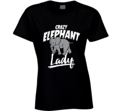 Crazy Elephant Lady Animal Pet Owner T Shirt Crazy Elephant Lady Animal Pet Owner T Shirt