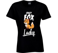 Crazy Fox Lady Animal Pet Owner T Shirt Crazy Fox Lady Animal Pet Owner T Shirt