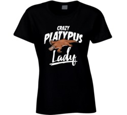Crazy Platypus Lady Animal Pet Owner T Shirt Crazy Platypus Lady Animal Pet Owner T Shirt