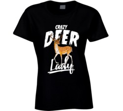 Crazy Deer Lady Animal Pet Owner T Shirt Crazy Deer Lady Animal Pet Owner T Shirt