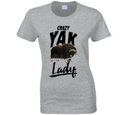 Crazy Yak Lady Animal Pet Owner T Shirt Crazy Yak Lady Animal Pet Owner T Shirt