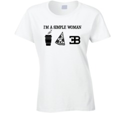 Bugatti Simple Woman Coffee Pizza Car Logo Driving Fan T Shirt Bugatti Simple Woman Coffee Pizza Car Logo Driving Fan T Shirt