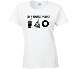 Smart Simple Woman Coffee Pizza Car Logo Driving Fan T Shirt Smart Simple Woman Coffee Pizza Car Logo Driving Fan T Shirt