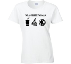 Ac Cars Simple Woman Coffee Pizza Car Logo Driving Fan T Shirt Ac Cars Simple Woman Coffee Pizza Car Logo Driving Fan T Shirt